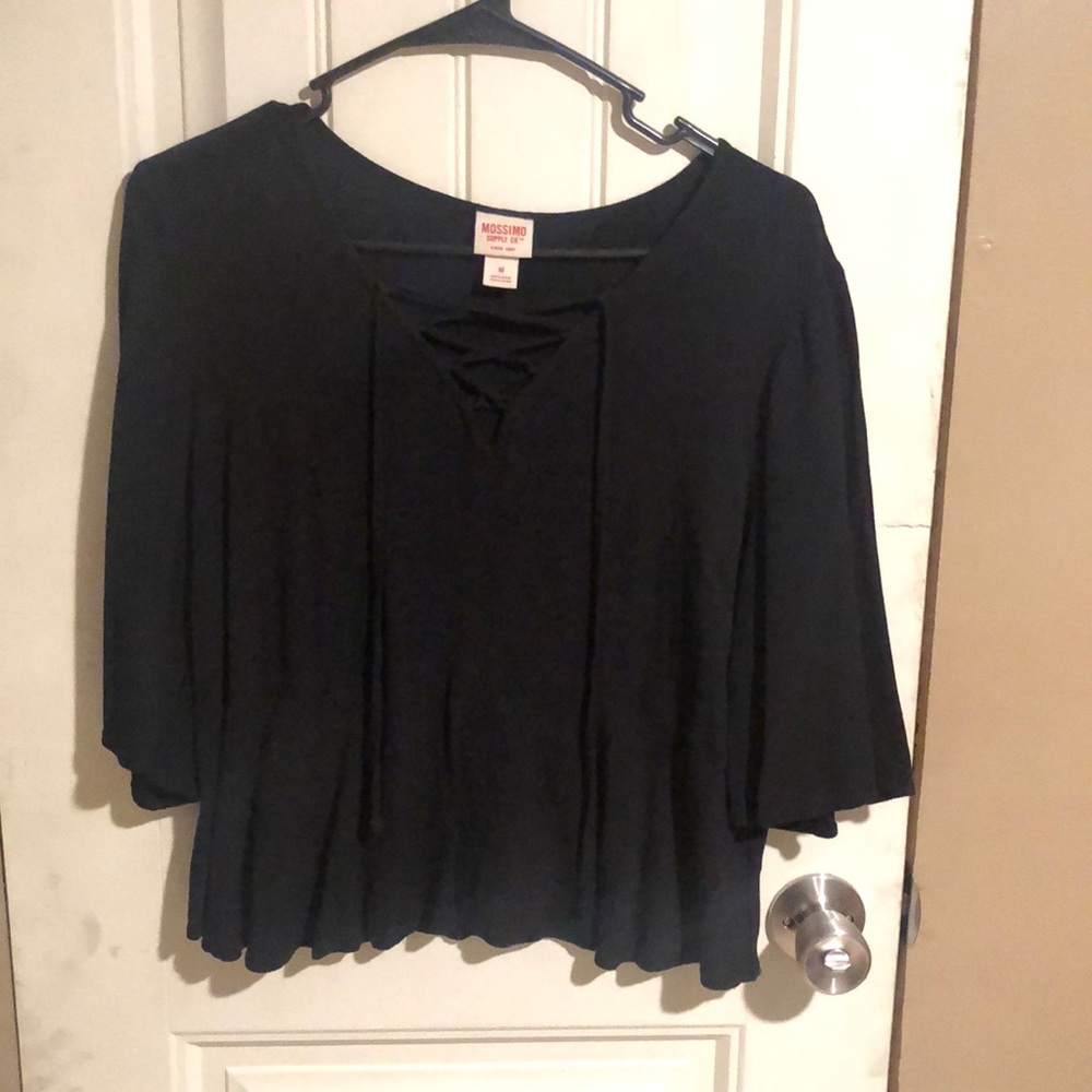 Loose fitting crop top